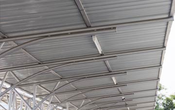 installing Lower Knapp metal roofing